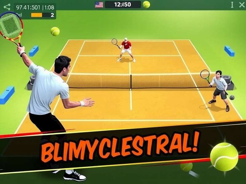Tennis Clash Elite Battle control tutorial